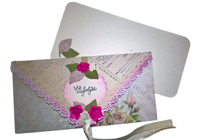 Kuverta - Rojstnodnevna - Vrtnica