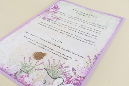 Diploma, abraham, Diploma za abrahama